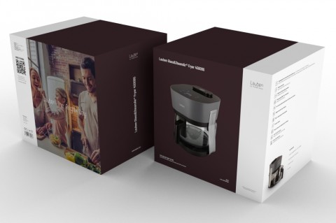 Lauben Glass SteamAir Fryer 4500BG - Forró levegős fritőz Üvegkosaras